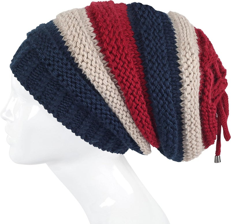 Lilax Knit Slouchy Oversized Soft Warm Winter Beanie Hat - Image 2